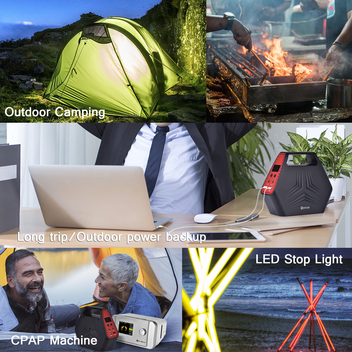 Portable generator / camping battery pack 150 Wh (36,000 mAh) – CPAP generator