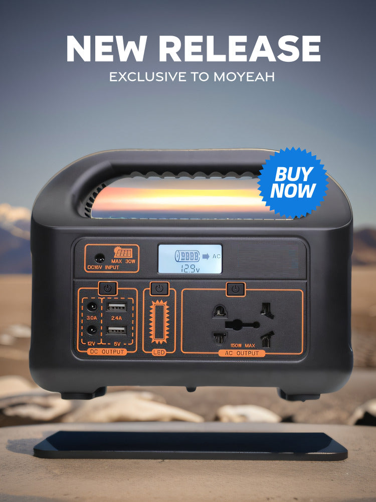 Moyeah Portable Power Station 300 Wh (80,000 mAh) – CPAP Emergency Power Generator