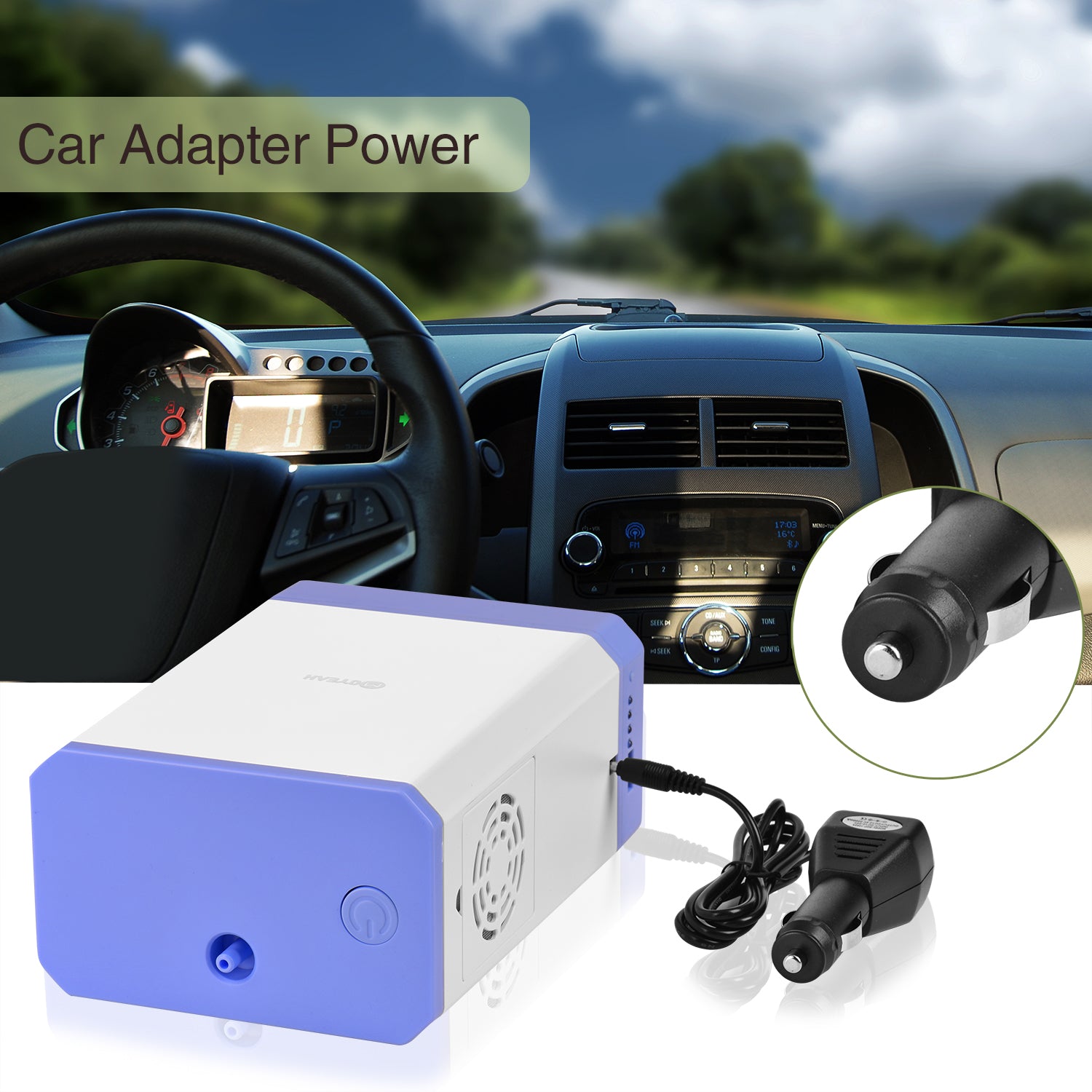 Portable home oxygen concentrator (3 liters)