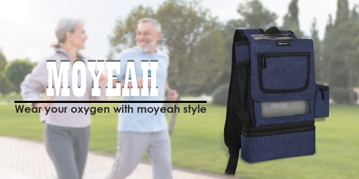 Oxygen device backpack